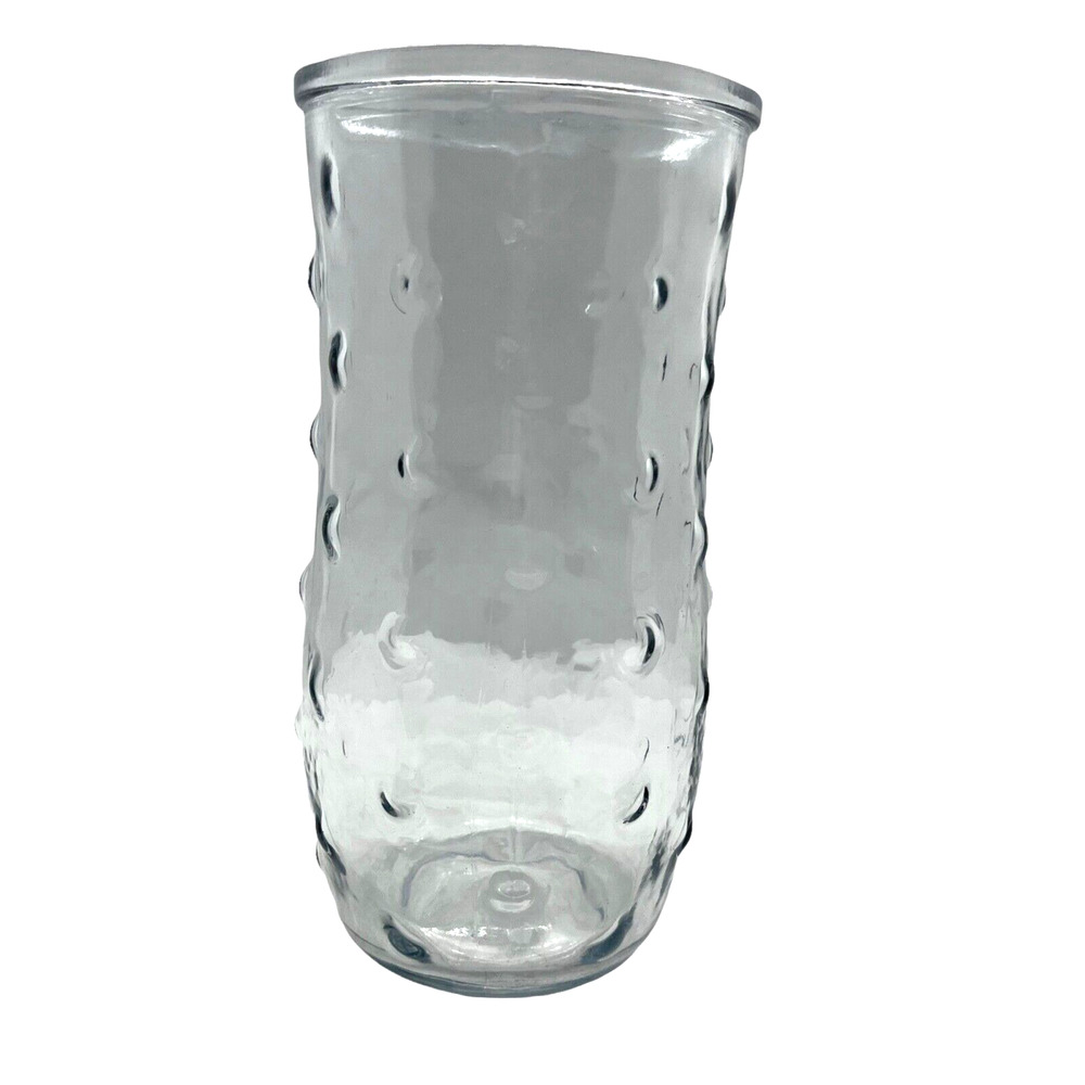 Hoosier Glass Bubble Glass Clear Vase 8.5 inches No Chips or Cracks Vintage - Picture 2 of 12